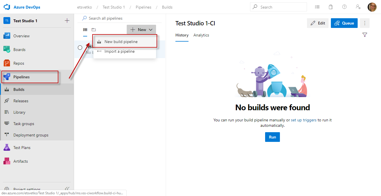 Create Pipeline